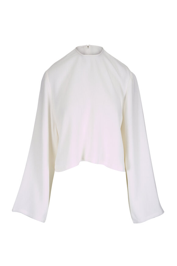 Totême Macadamia Sablé Cropped Blouse - view 1