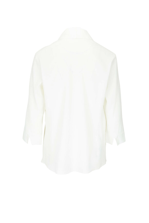 Peter Cohen - Rove White Stretch Linen Jacket