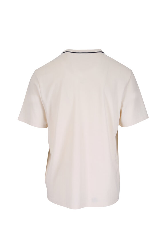 Vince Blanco Tipped Pima Cotton Piqué T-Shirt - view 2