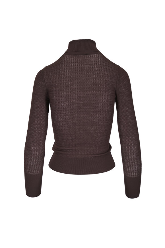 L'Agence Umbra Java Tissue Weight Wool Turtleneck - view 2