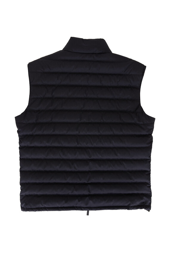 Zegna - Leggerissimo Navy Front Zip Vest 