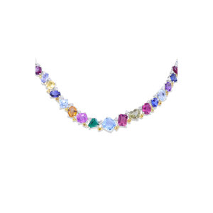 Oscar Heyman - Multicolor Stone & Diamond Necklace