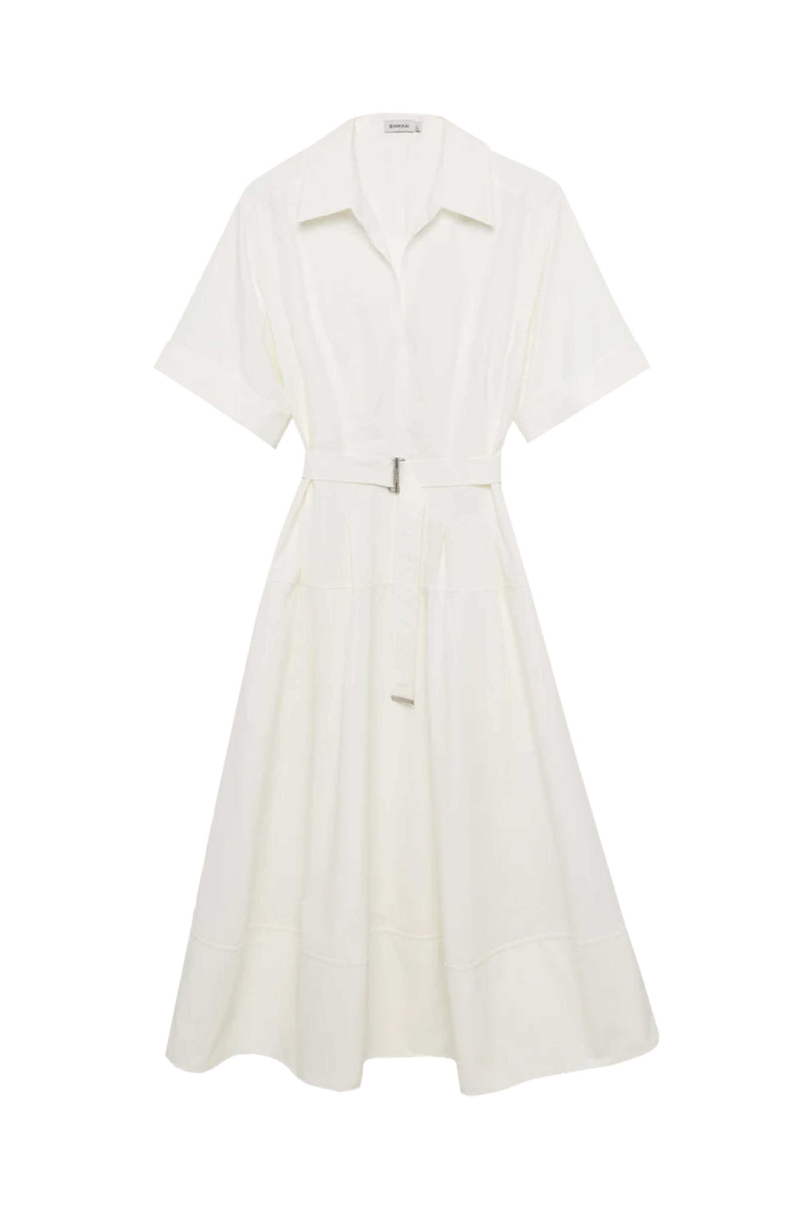 Simkhai - White Belted Deanna Midi Dress