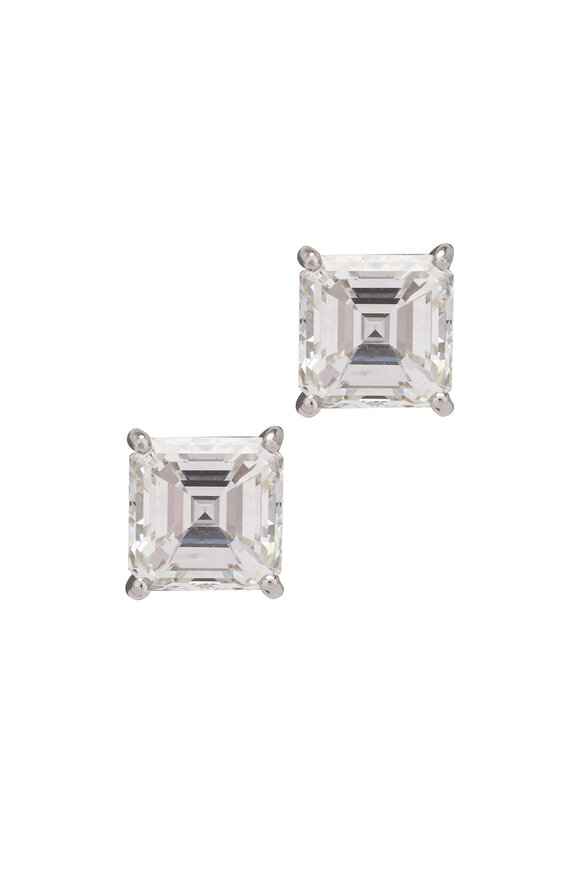 Lowy & Co 18k White Gold Diamond Studs