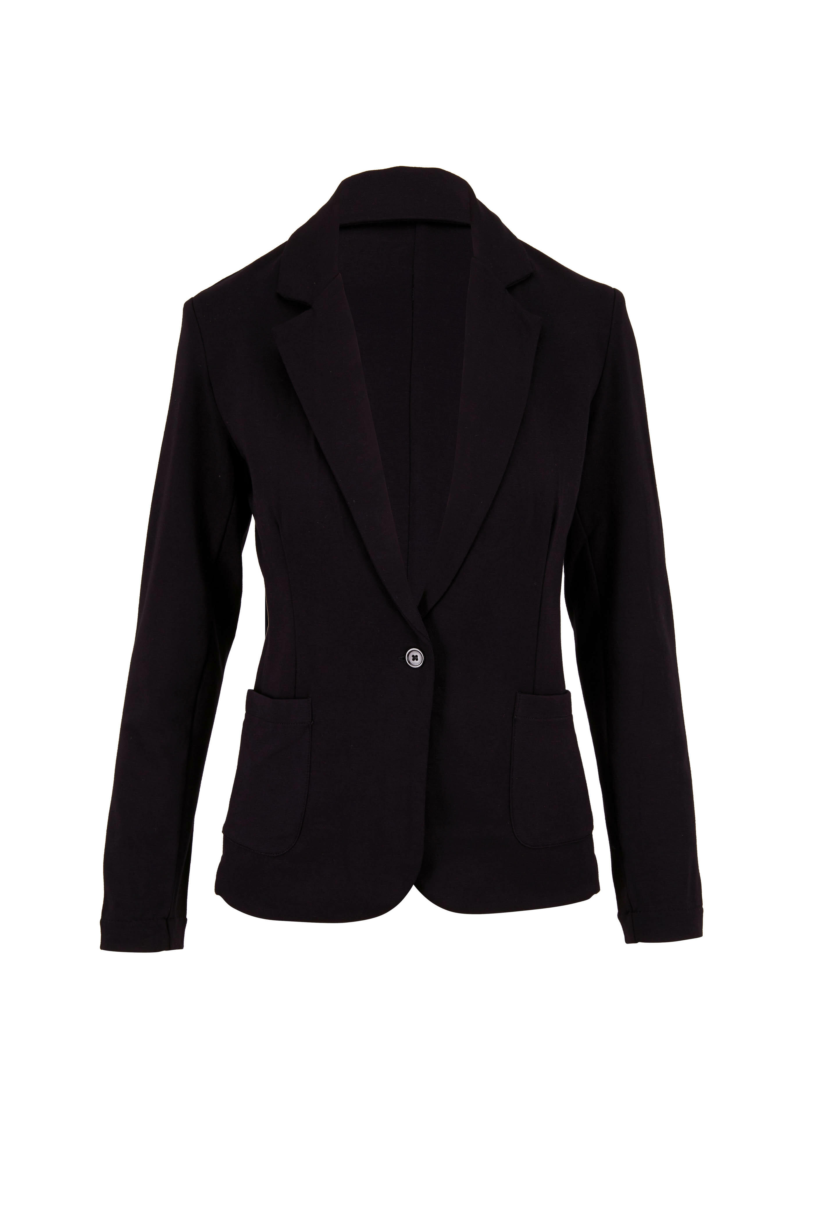 Majestic - Black French Touch One Button Blazer | Mitchell Stores