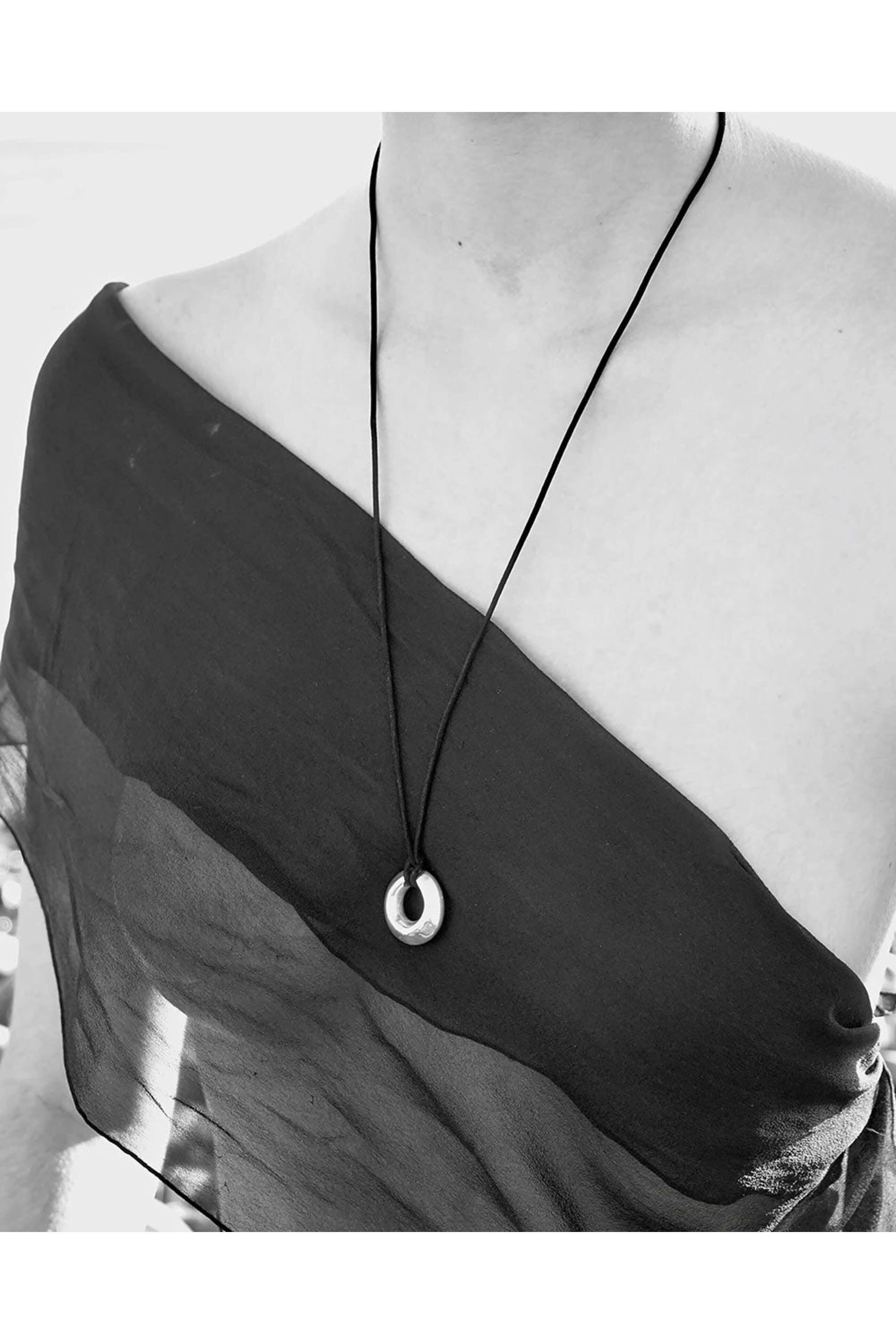 Ariana Boussard- Reifel - Sterling Silver Moza Pendant Necklace