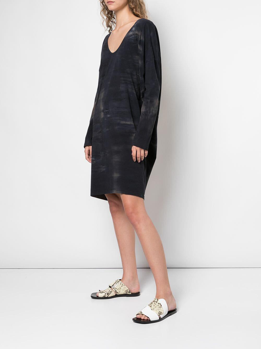 Raquel Allegra - Raglan Midnight Tie-Dye Dress