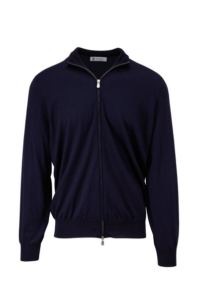 【関税&送料込】Brunello Cucinelli Hooded Wool And Cashmere Brunello Cucinelli Full-Zip Cashmere Hooded Sweater