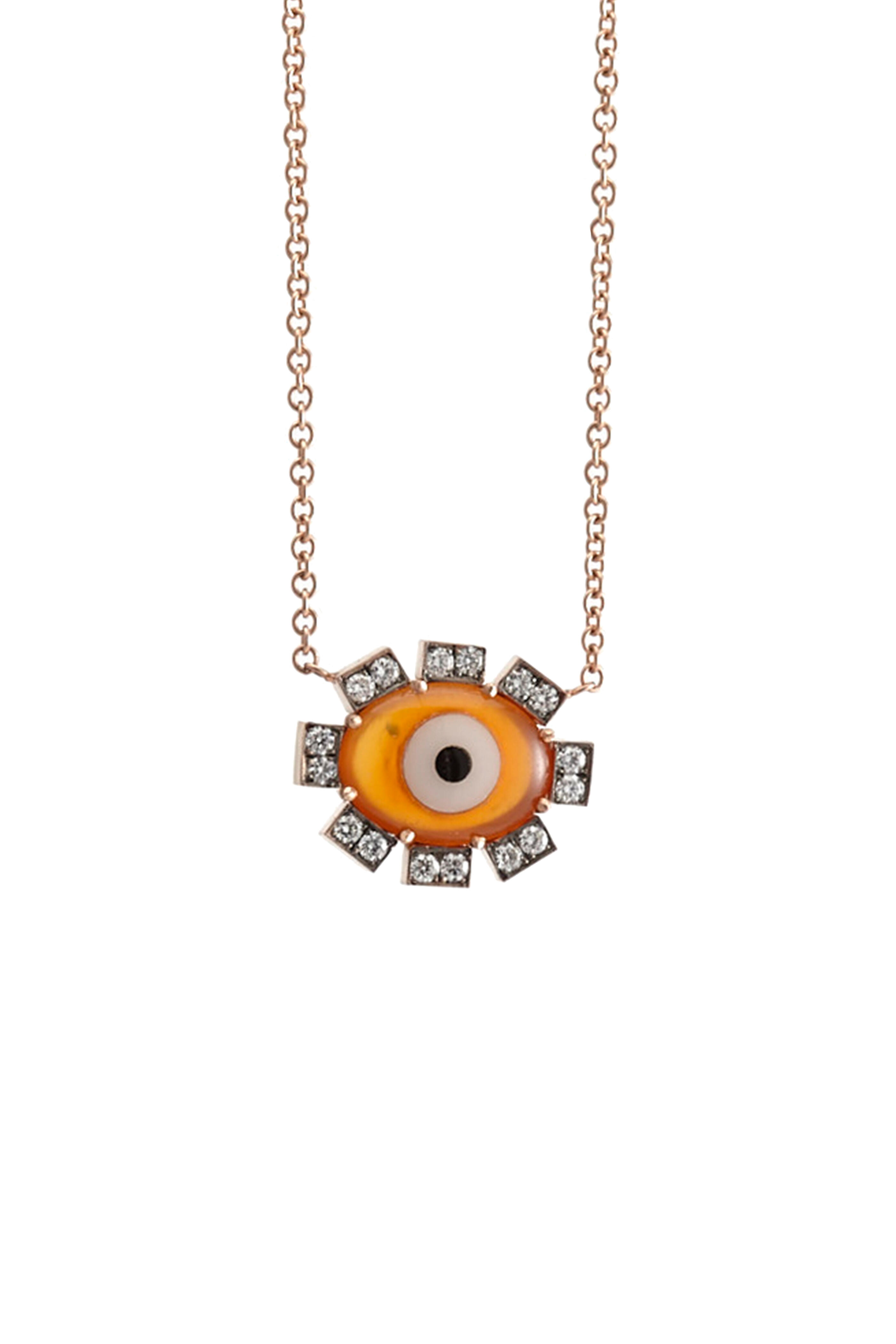 Evil Eye Diamond - Halskette - 585 Gold