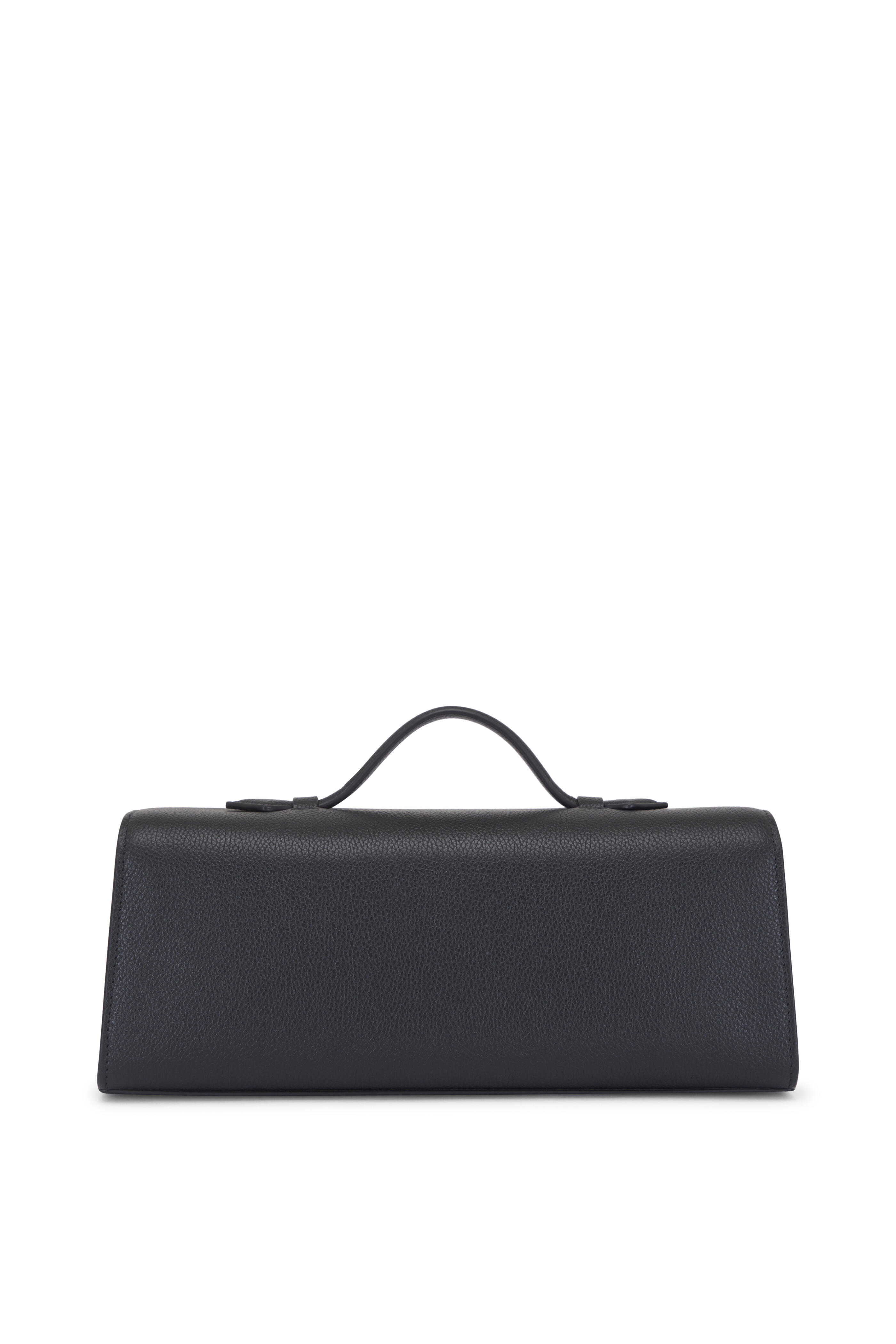 Savette - Slim Symmetry Black Leather Pochette | Mitchell Stores Savette - Slim Symmetry Black Leather Pochette | Mitchell Stores