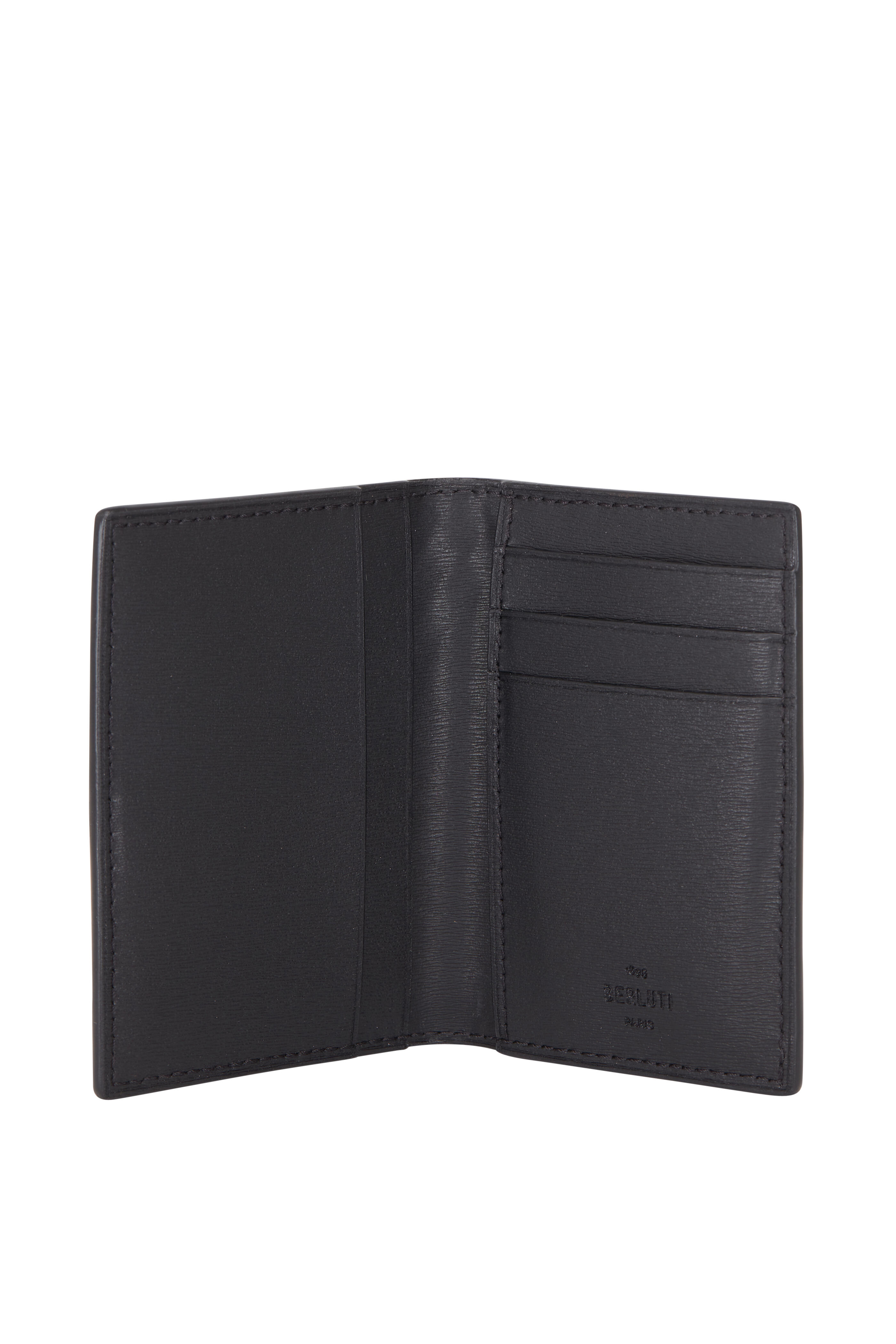 Berluti - Jagua Flanel Patchwork Scritto Leather Card Case