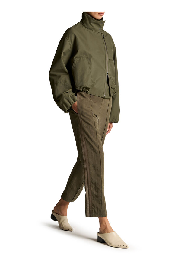 Vince Grace Sea Green Side Strap Mid-Rise Pull-On Pant - view 4