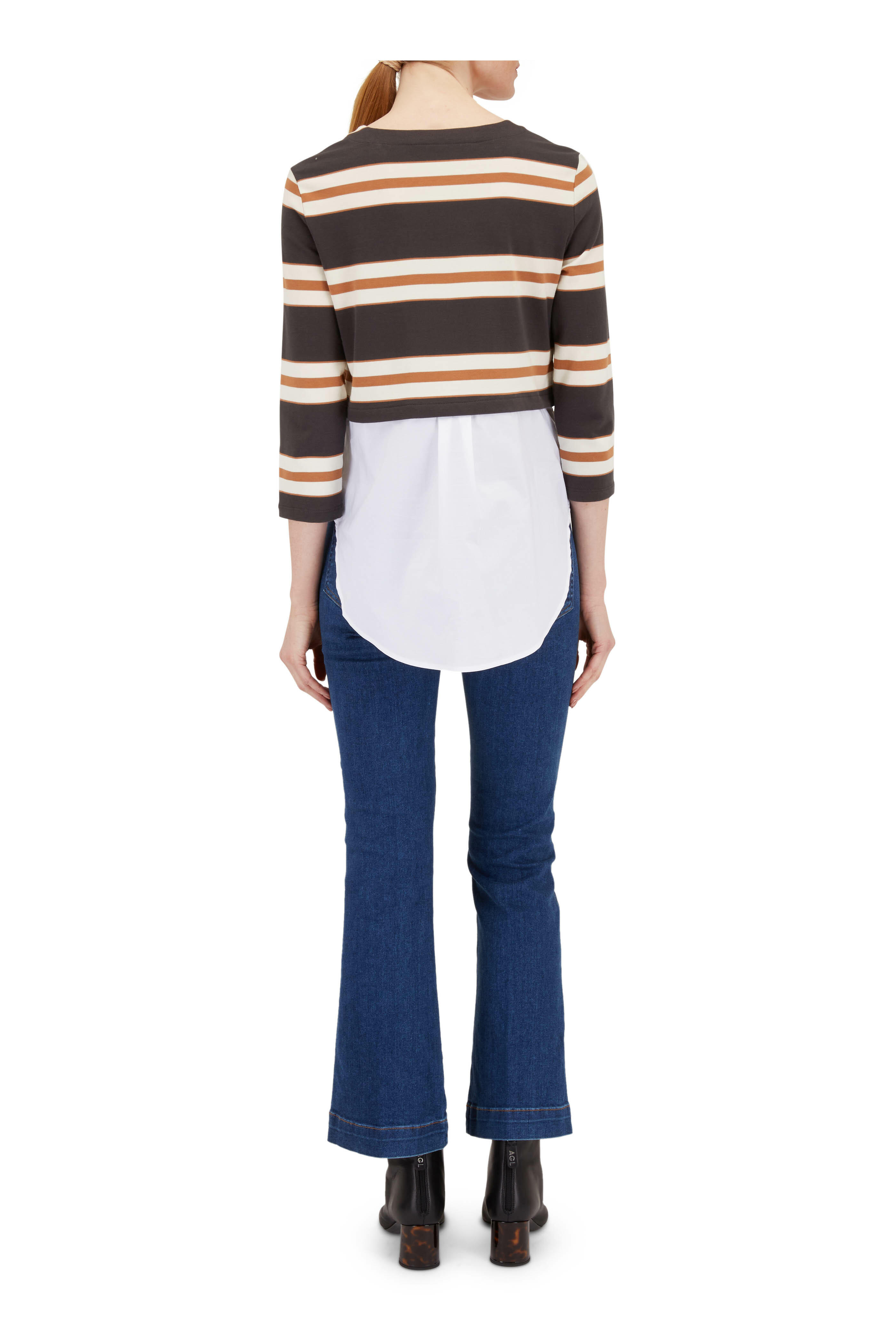 Veronica Beard - Carson High Rise Ankle Flare Jeans