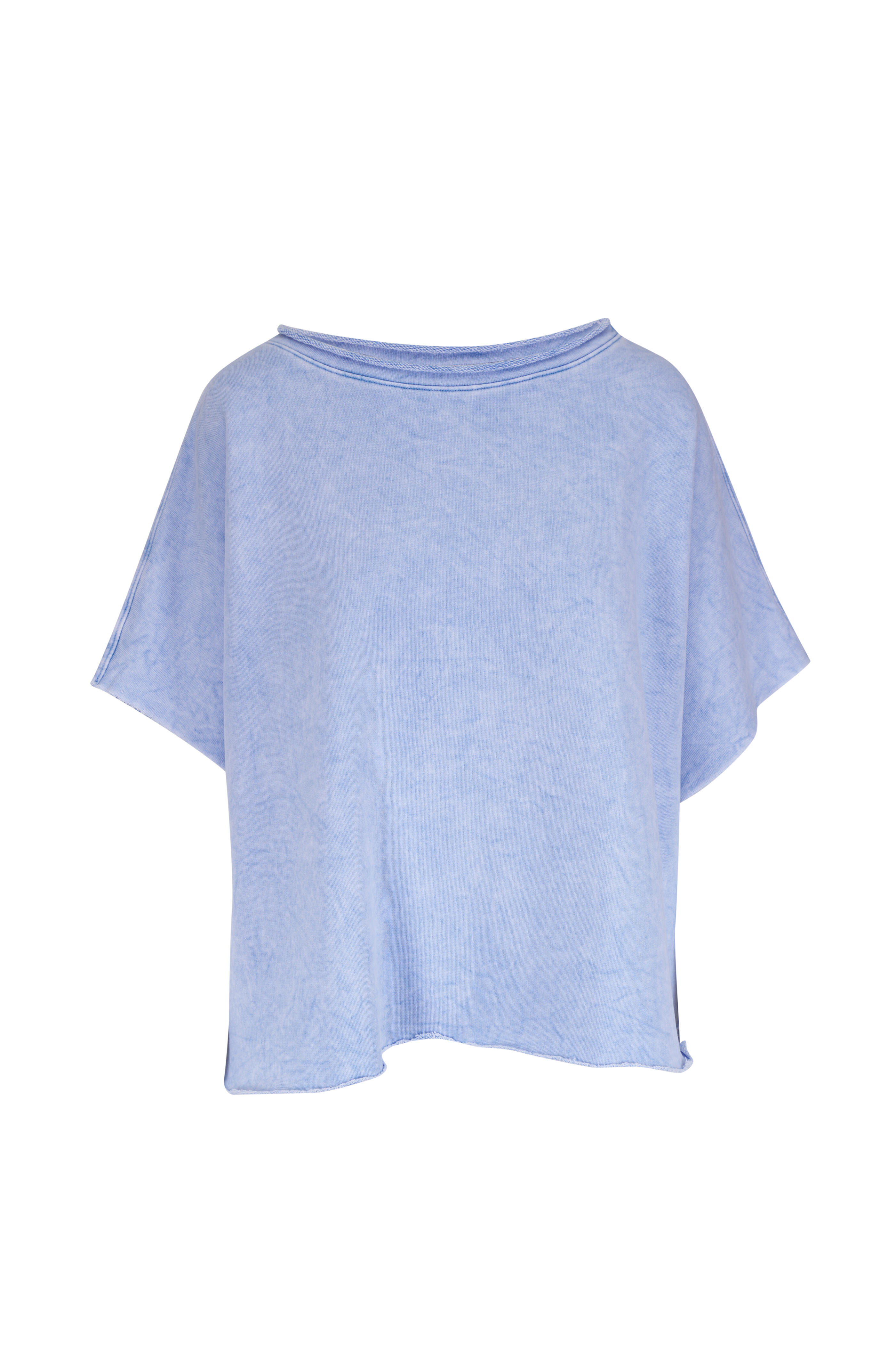 Frank & Eileen - Olive Mineral Blue Triple Fleece Caplet