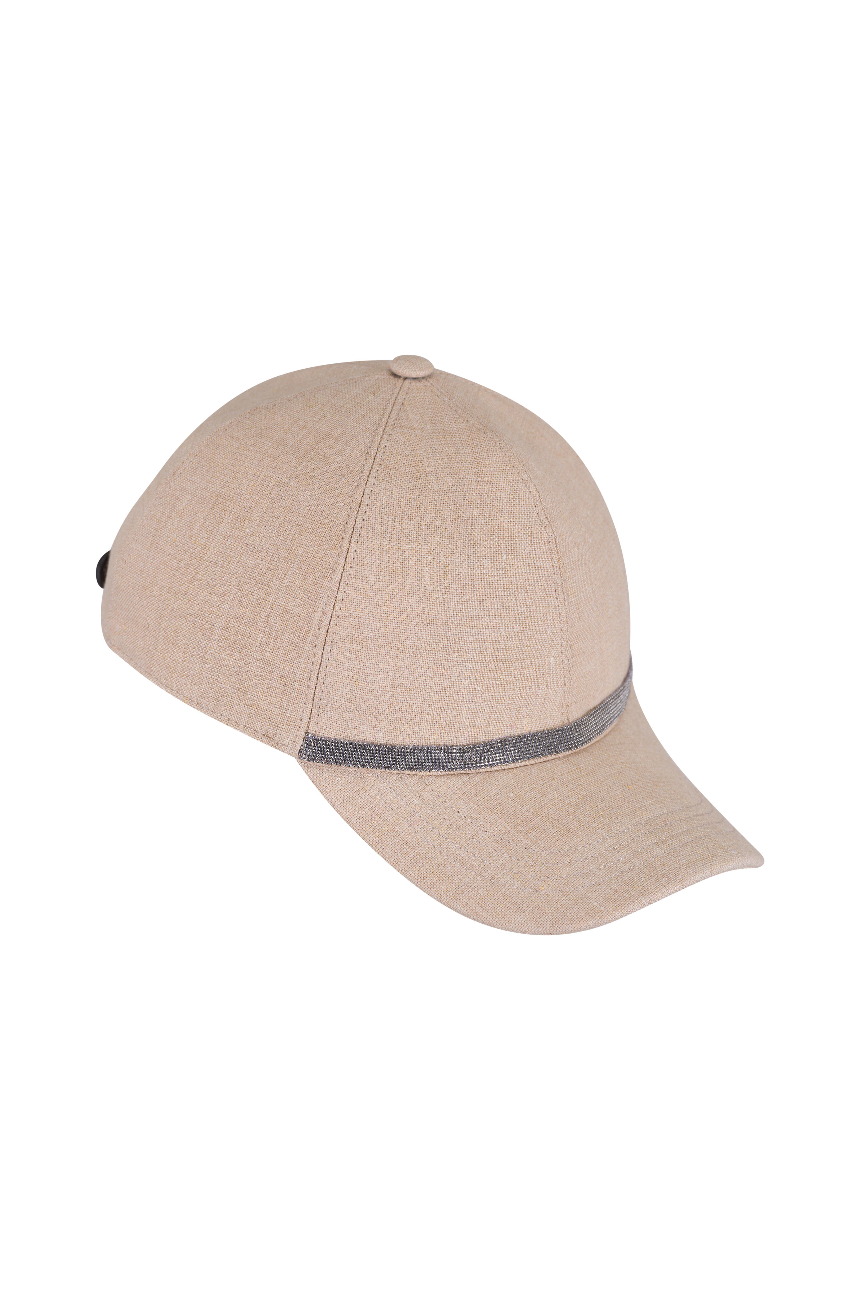 Brunello Cucinelli - Linen Monili Baseball Cap | Mitchell Stores