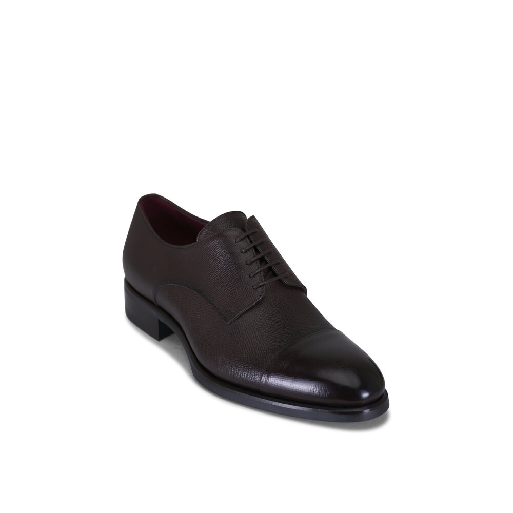 靴 Brioni Straight tip Shoes Black calf leather double monk Milano shoes