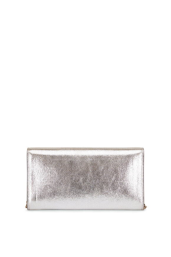 Jimmy Choo - Emmie Champagne Glitter Clutch