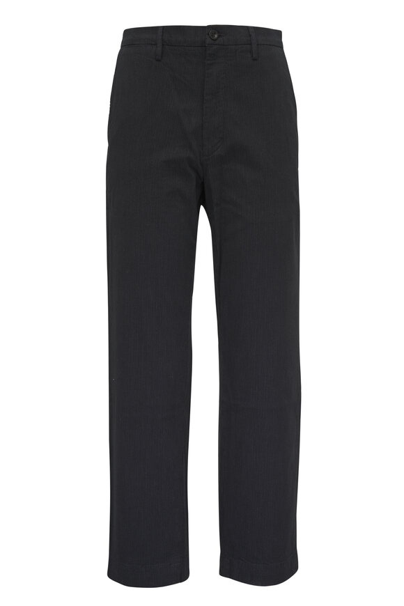 AG Steel Gray Stripe Stretch Cotton Pant