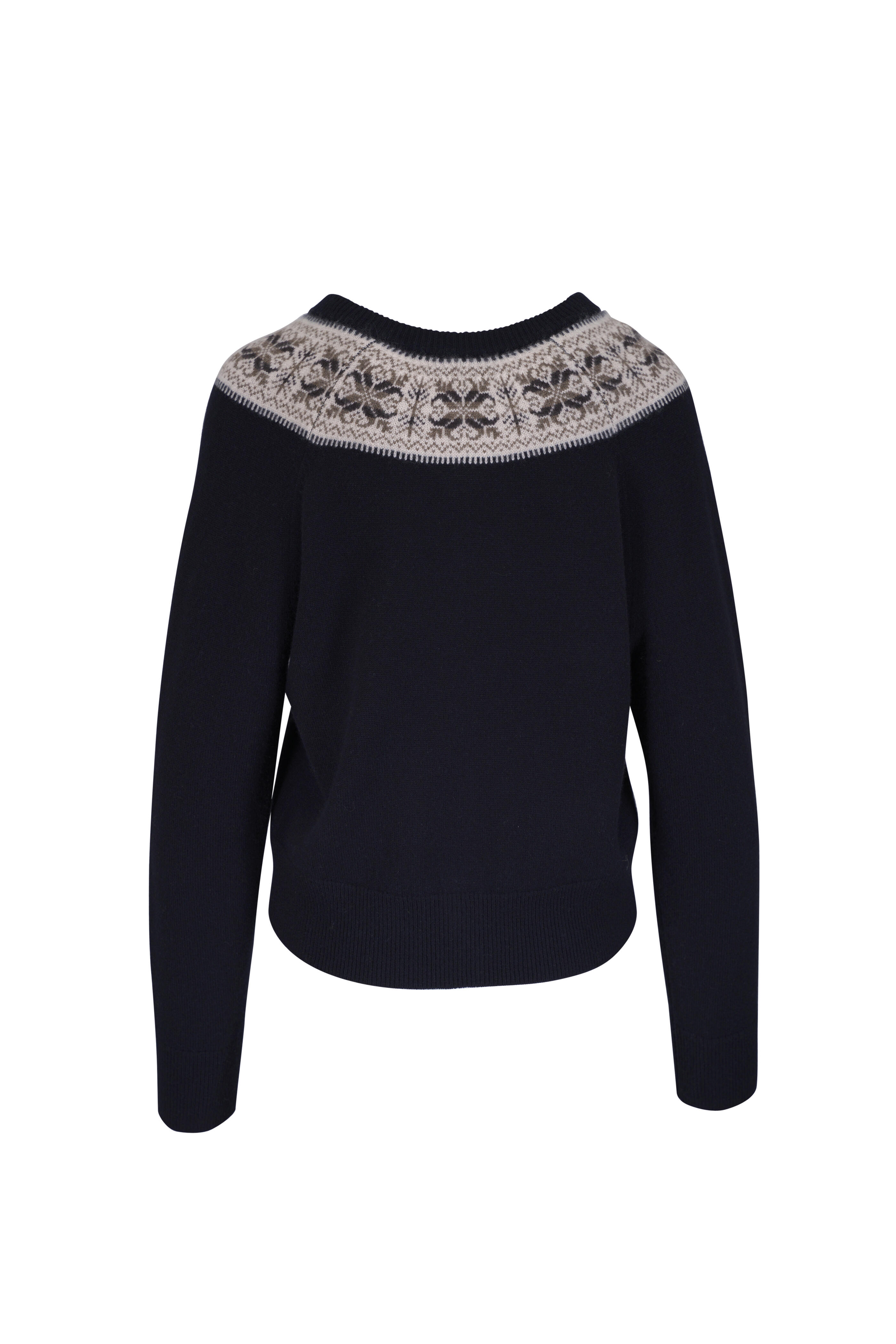 Nili Lotan - Josefa Dark Navy Cashmere Cardigan