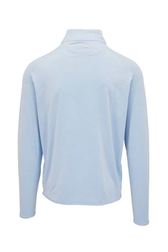 Peter Millar - Stealth Performance Blue Frost Quarter Zip 