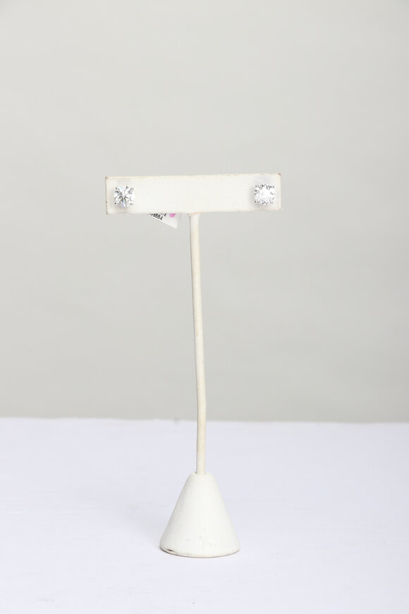 Louis Newman Diamond Stud Earrings