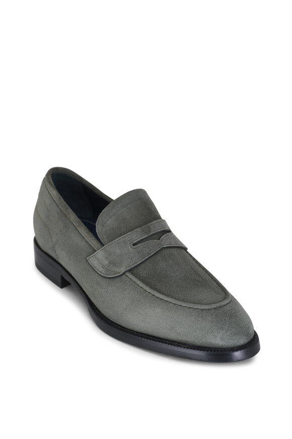 Di Bianco - Aviano Suede Castor Gray Loafer