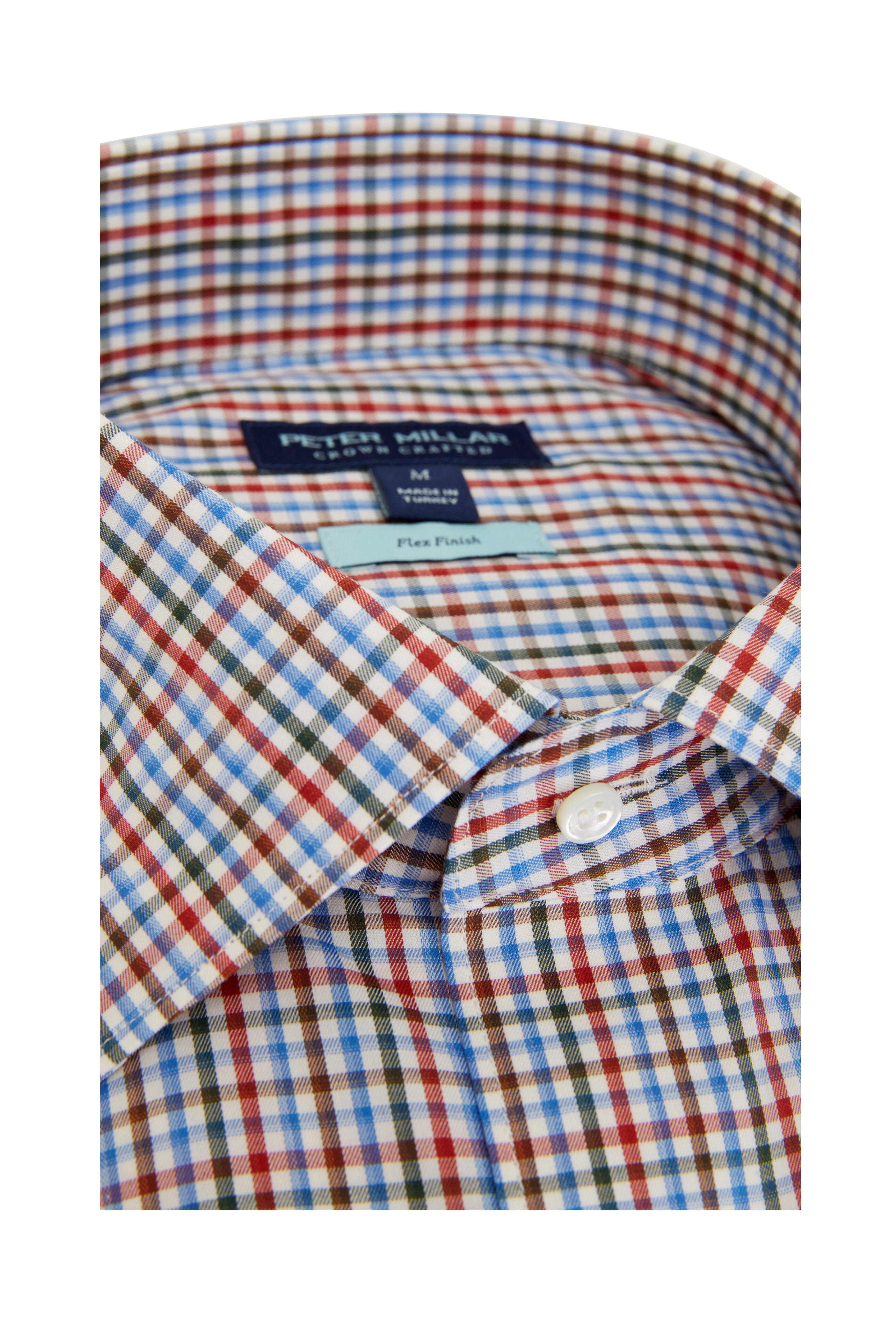 Peter Millar - Spice Vamp Check Cotton Sport Shirt