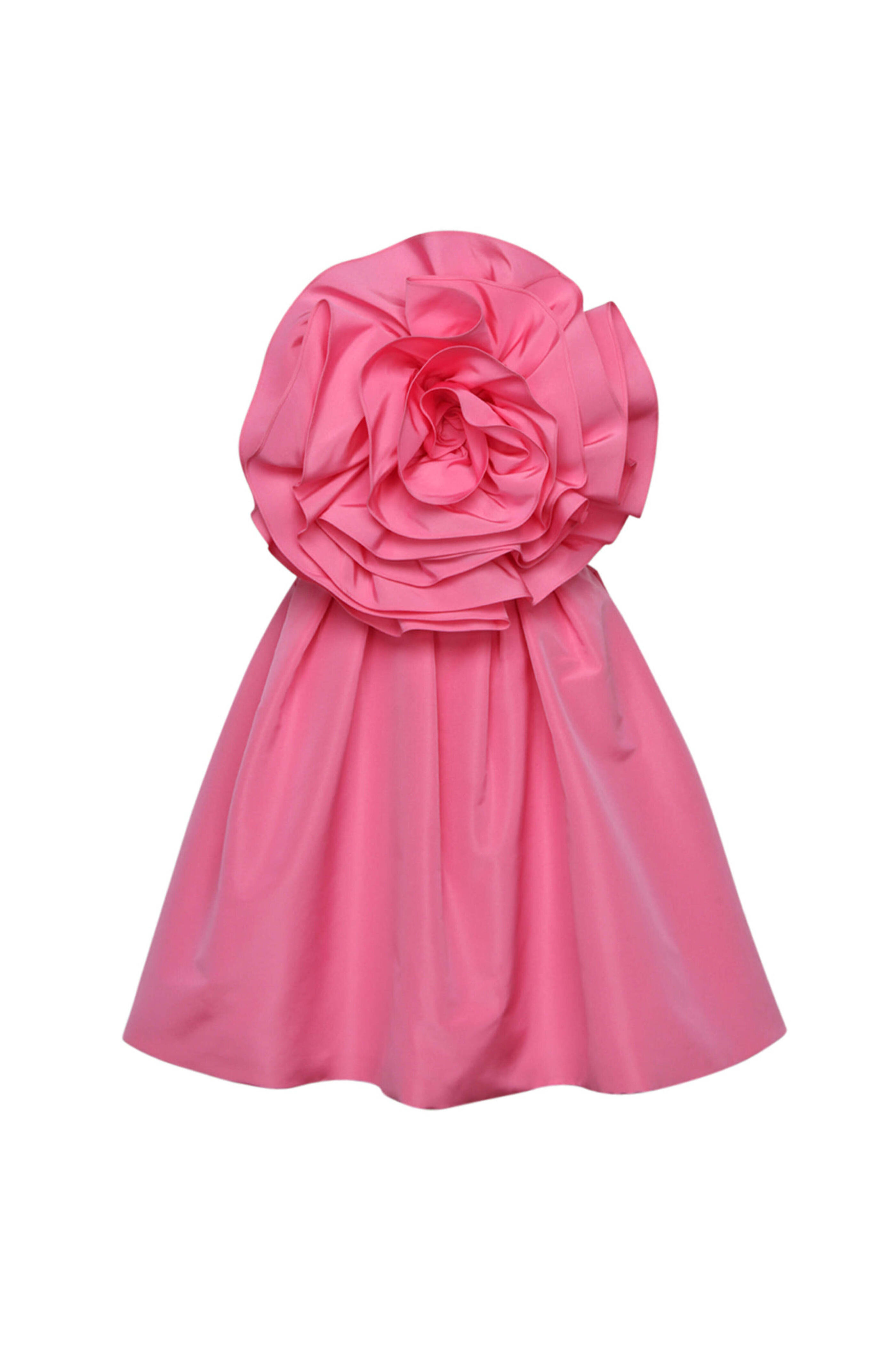 Carolina Herrera - Happy Pink Flower Mini Dress