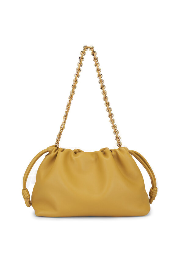 Loewe Medium Flamenco Sahara Leather Clutch - view 3