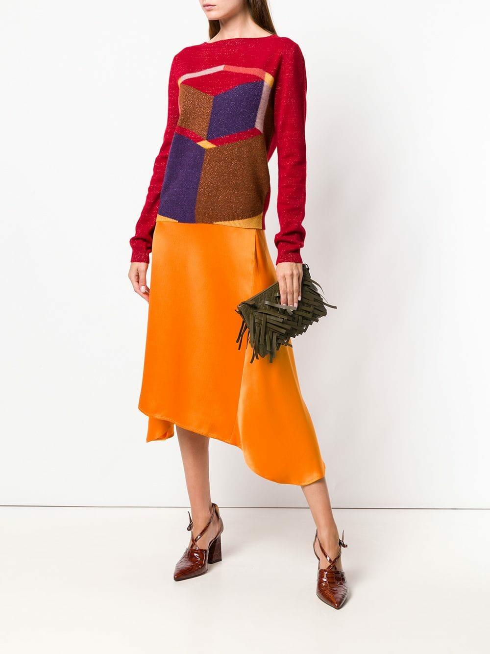 Bottega Veneta - Olive Green Intrecciato Leather Fringe Crossbody