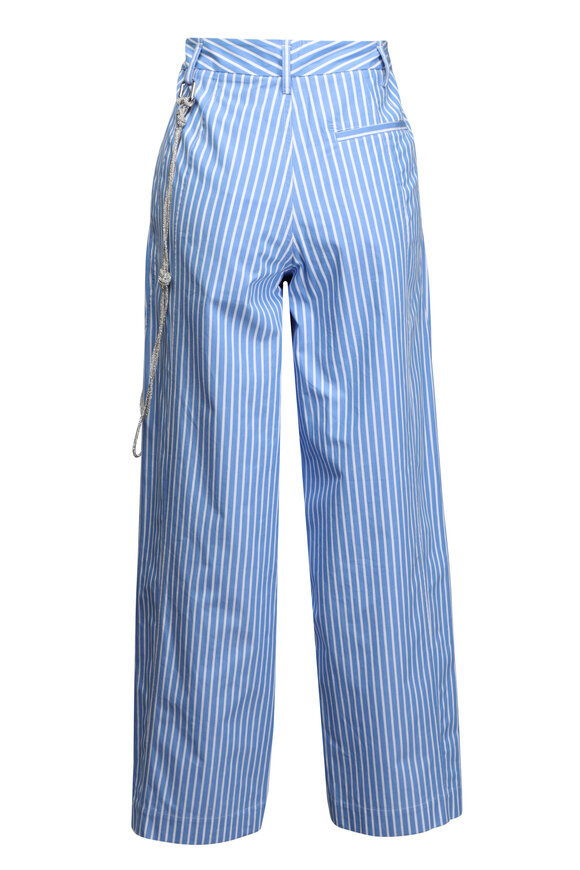 Staud - Slate Blue Sasha Linen Pant | Mitchell Stores