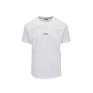 Stone Island - White Compass Graphic T-Shirt | Mitchell Stores