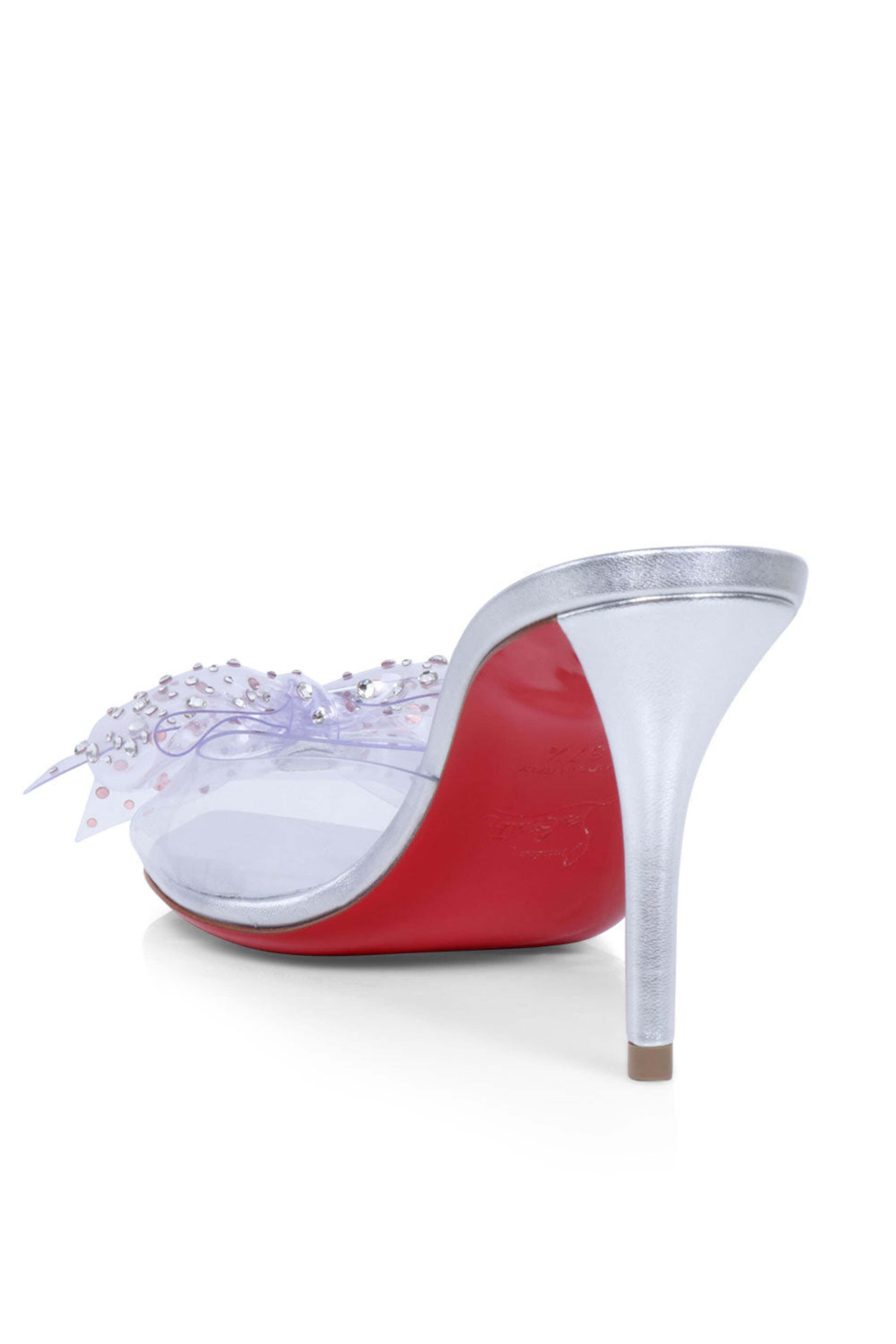 Christian Louboutin - Aqua Strass 80mm PVC Sandal in Clear