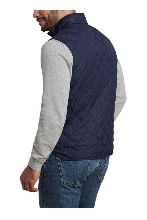 Peter Millar Essex Navy Quilted Vest - view 3