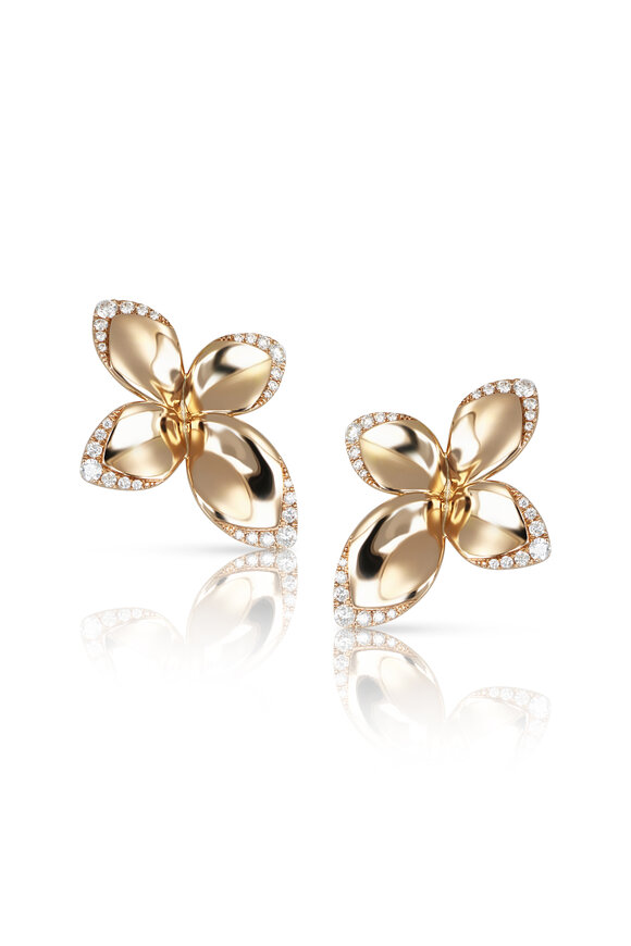 Pasquale Bruni 18k Rose Gold Giardini Segreti Earrings - view 1