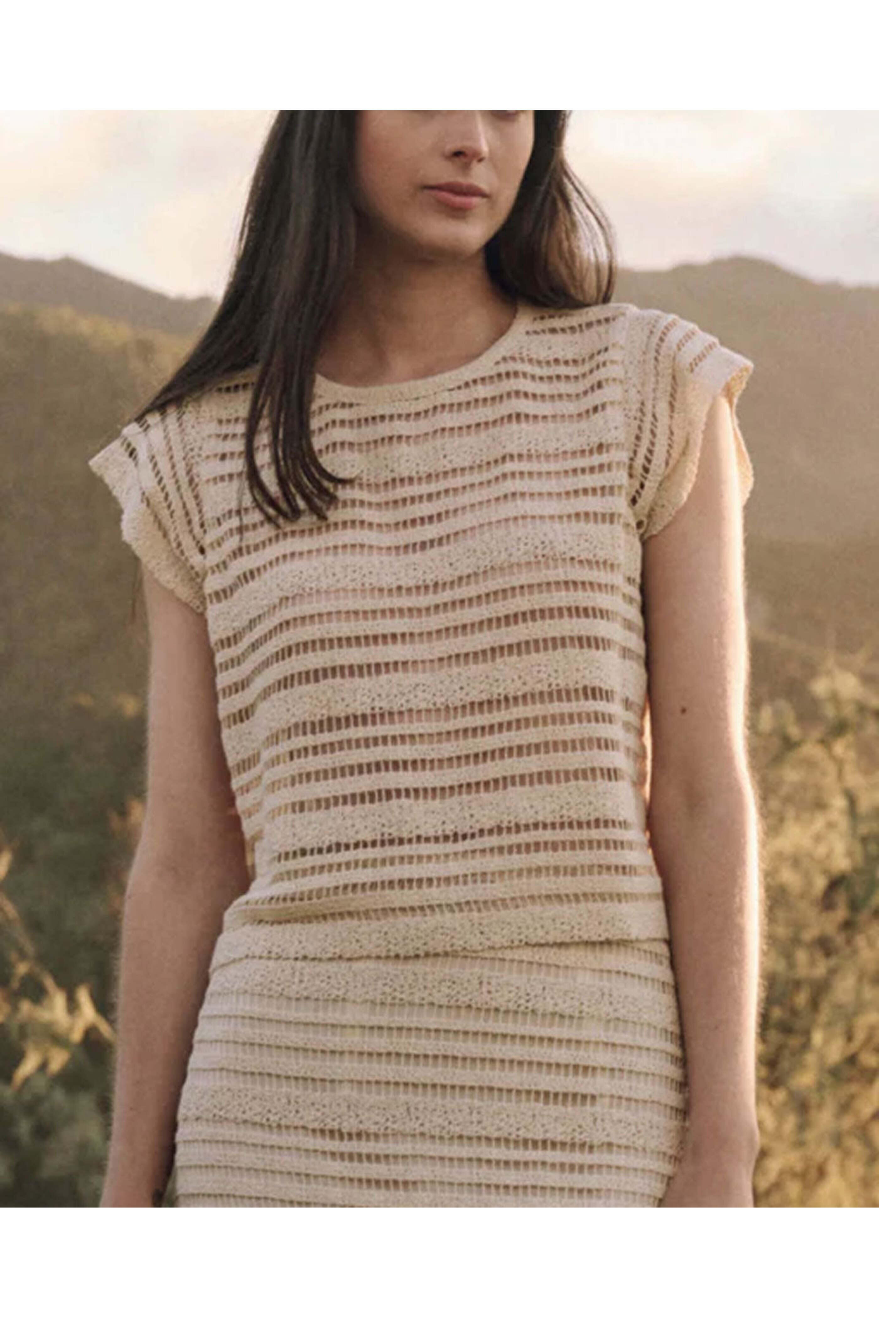 The Great - Cream Memento Top