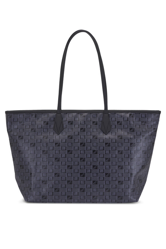 Moreau Paris Medium Saint Tropez Black Monogram Tote - view 3
