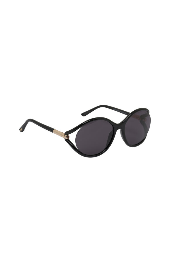 Tom Ford Eyewear Melody Shiny Polarized Sunglasses