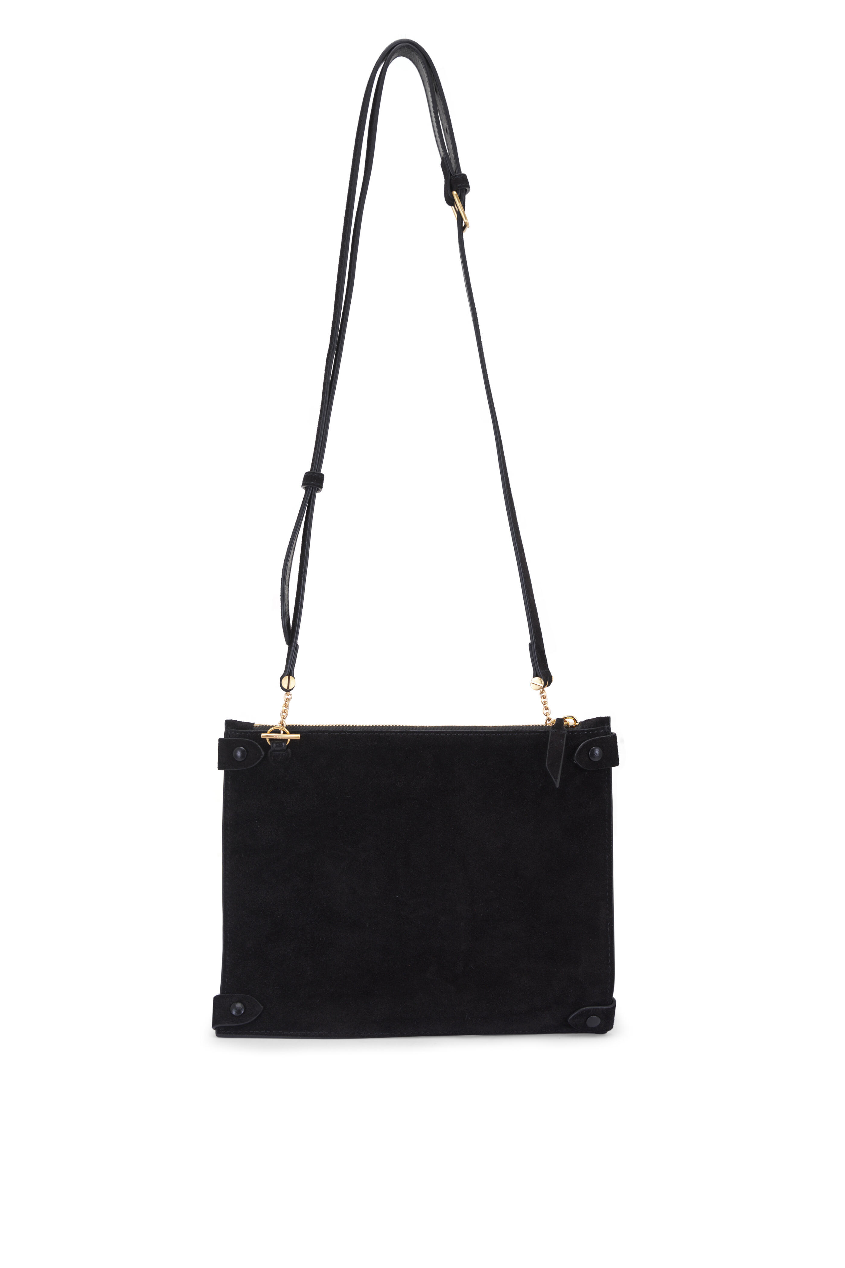 Métier - Private Eye Elvis Black Leather Satchel