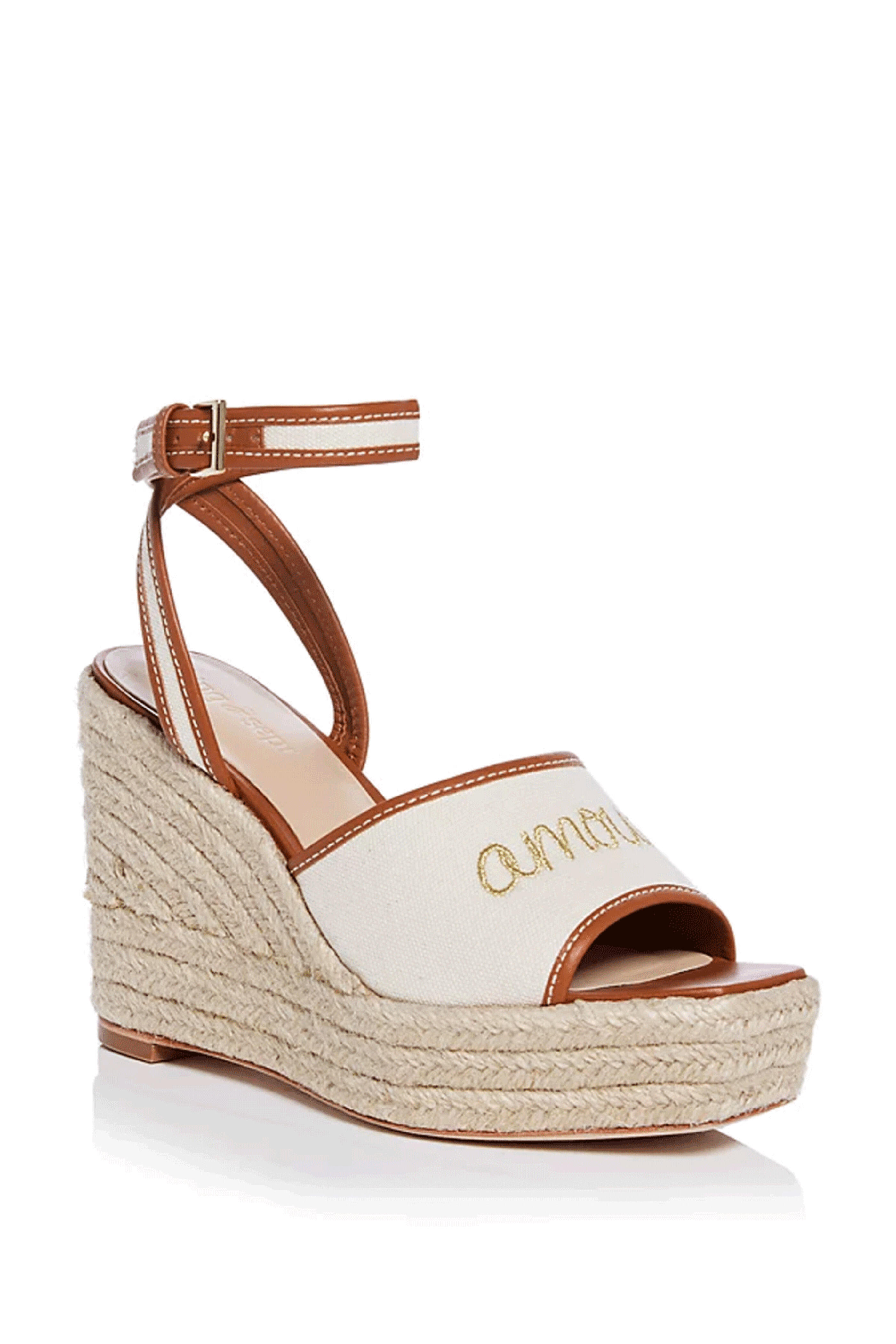Cinq A Sept - Jesse Canvas Espadrille Wedge in Natural