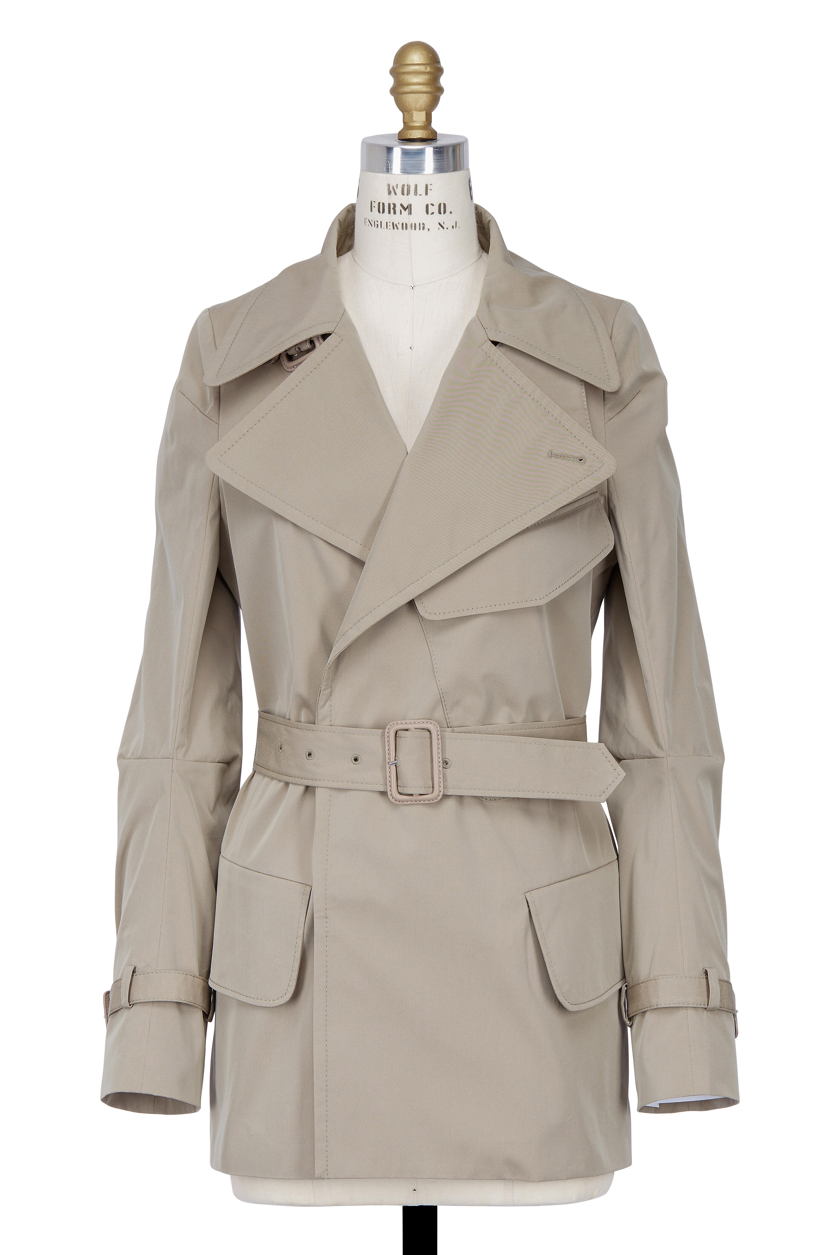 Maison Margiela - Khaki Gabarine Belted Trench Coat