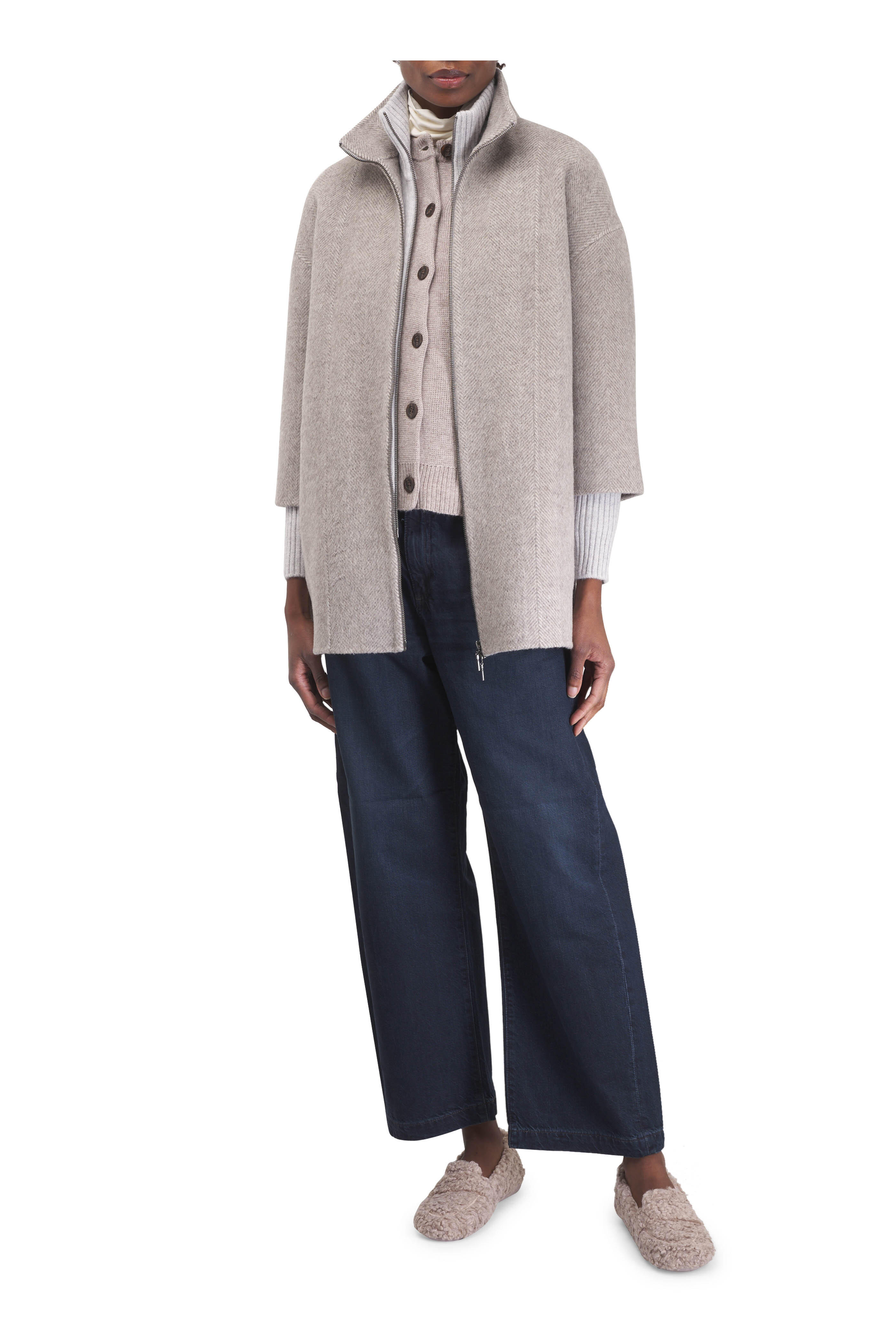 Bogner - Katinka Ivory Turtleneck Knit Top