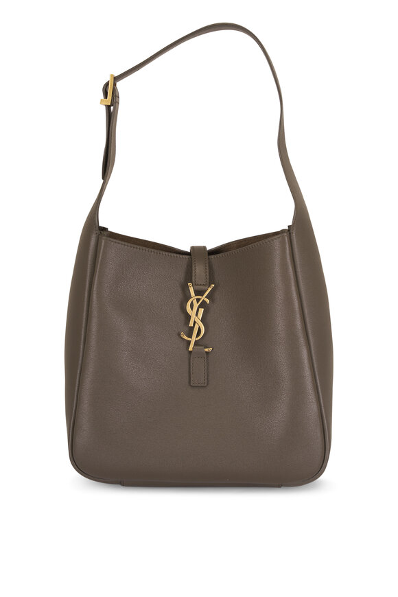 Saint Laurent Small Le 5 À 7 Light Musk Leather Hobo - view 1