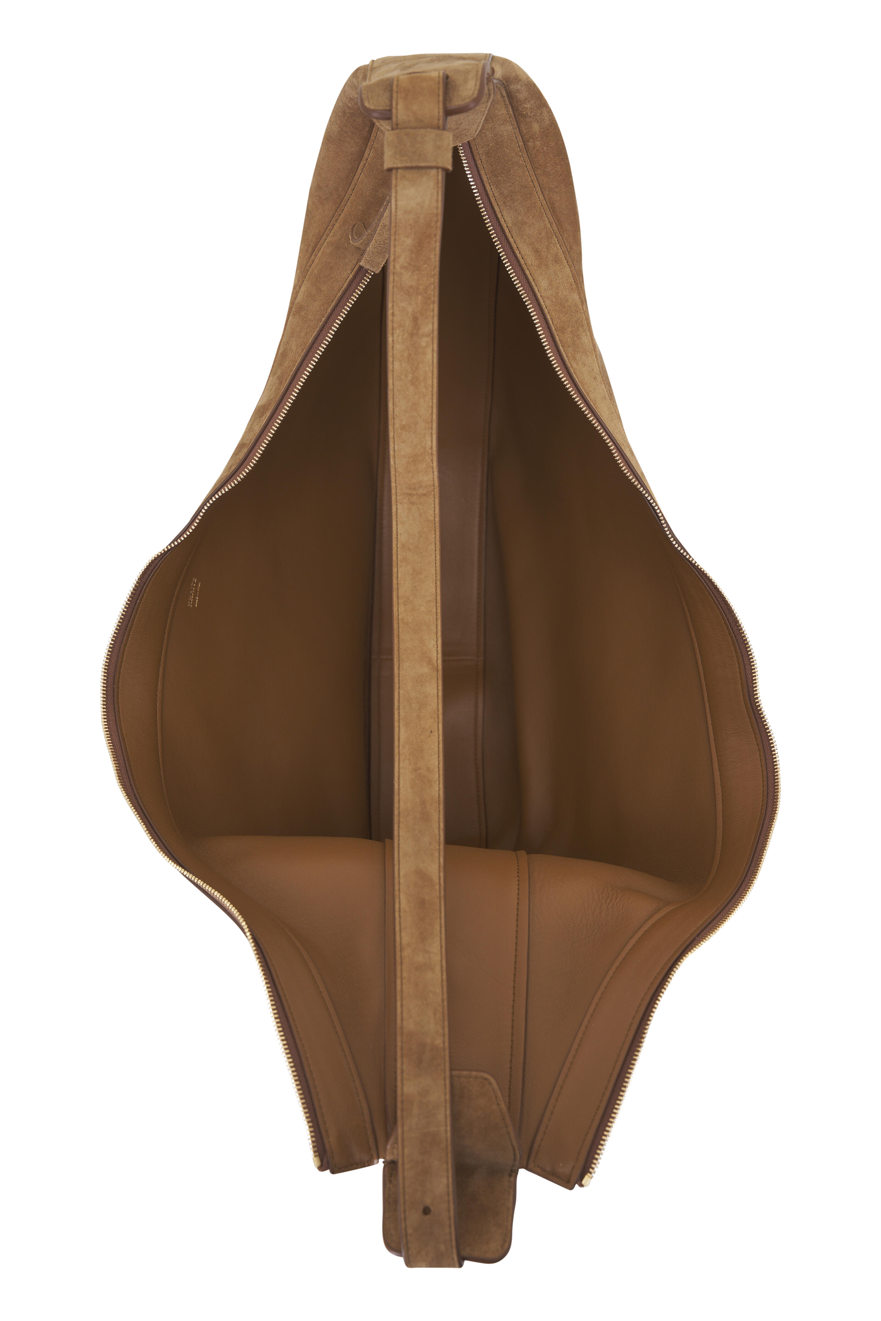 Khaite - Augustina Mud Suede Hobo