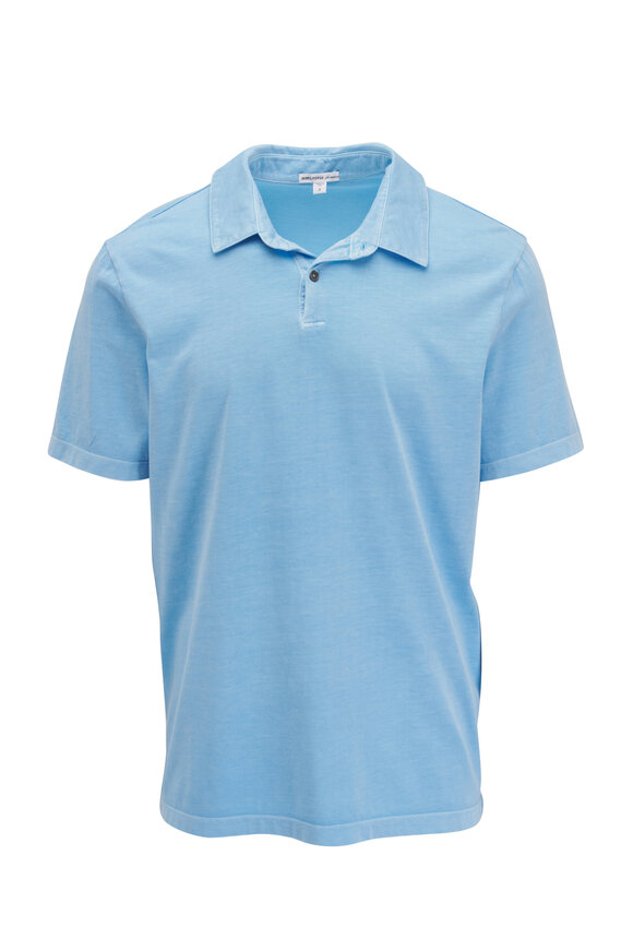 James Perse Revised Standard Marina Blue Polo