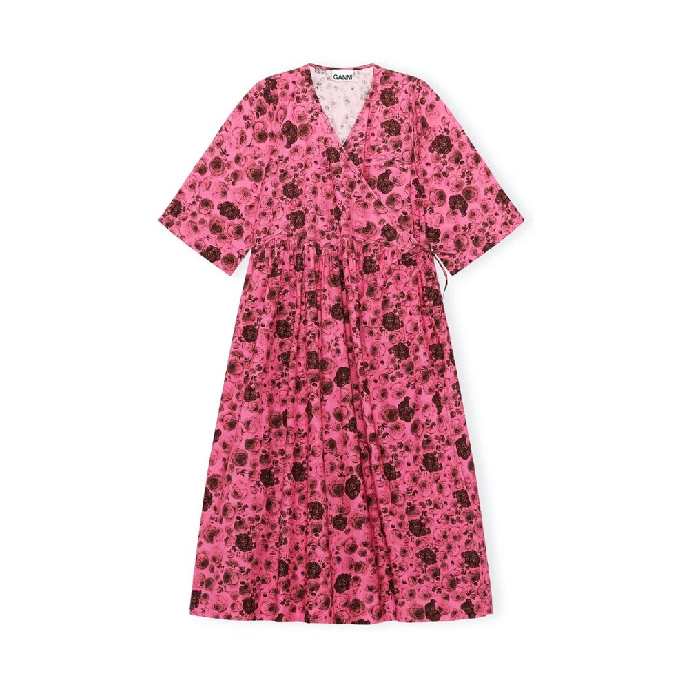 shock-pink-floral-print-poplin