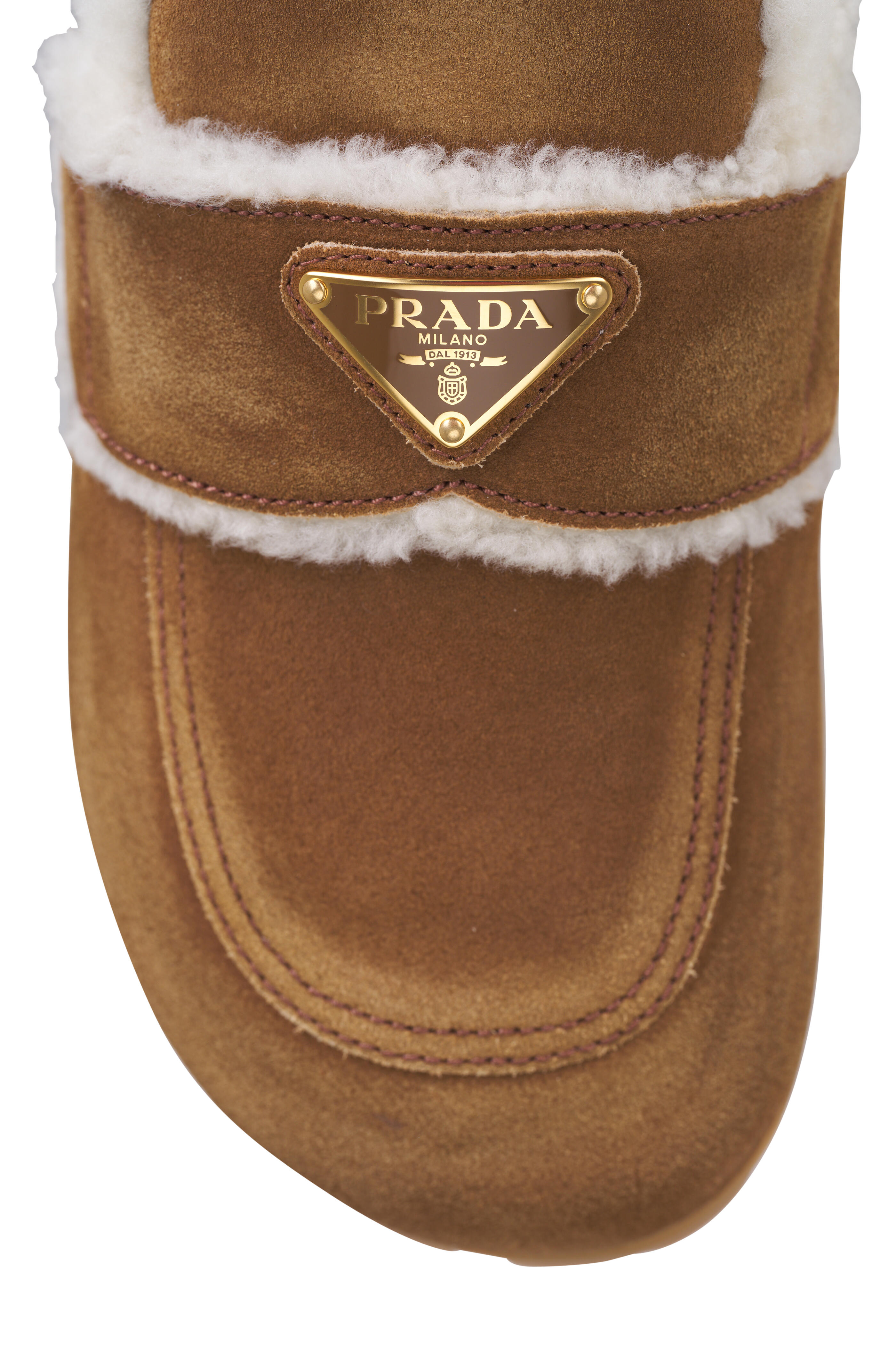 Prada - Cinnamon Cannella Fussbett Mule | Mitchell Stores