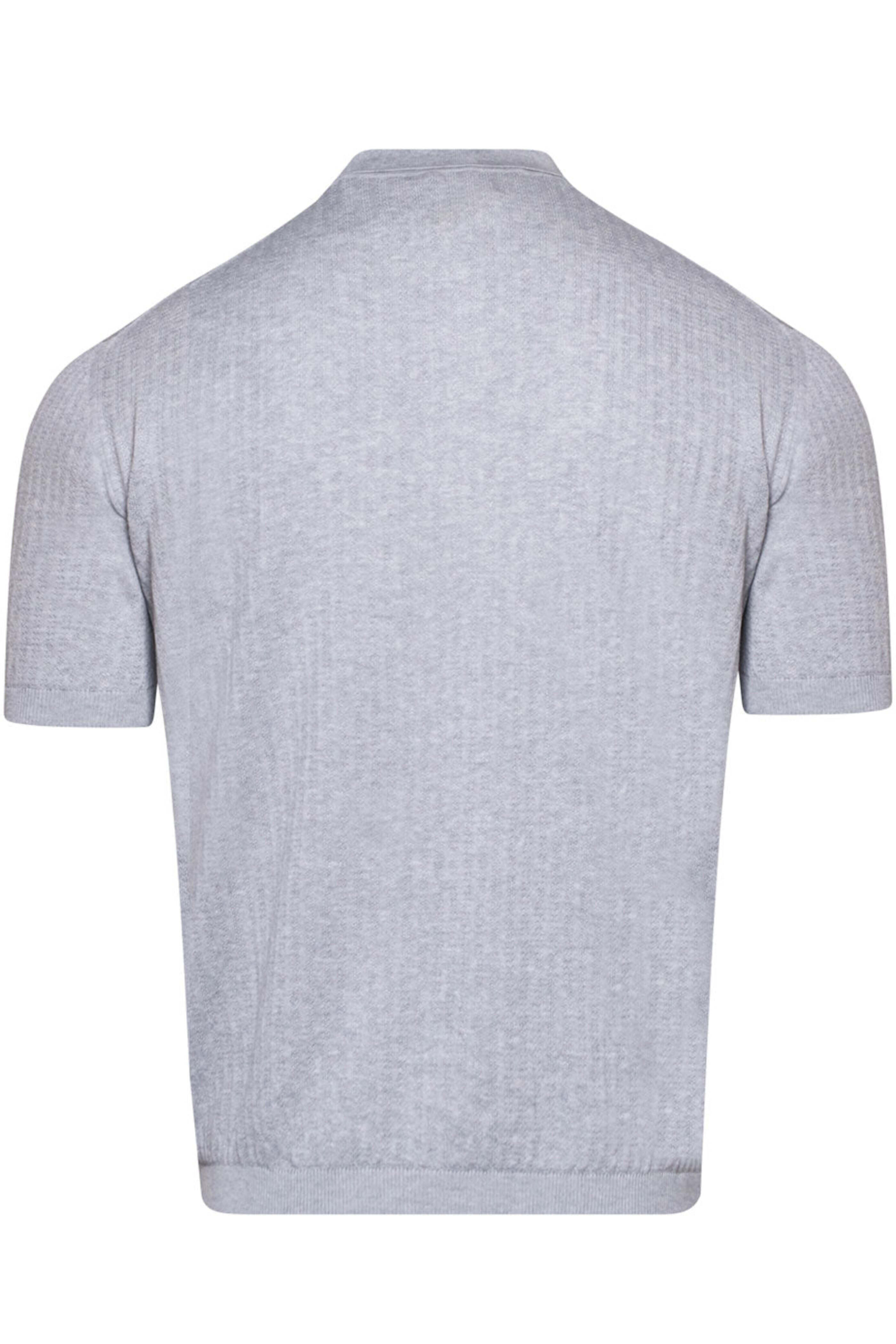 Maurizio Baldassari - Light Gray Quarter Zip Polo