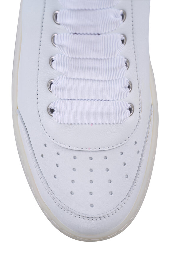 AGL Chewy White Lace Up Leather Sneaker - view 4