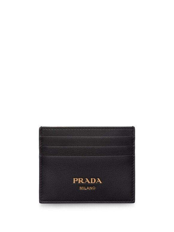 Prada - Black Leather Card Case